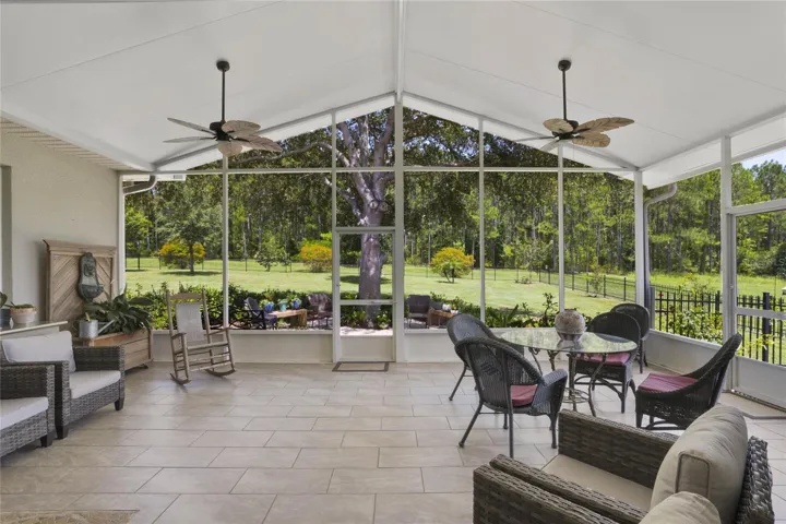 Enjoy the great view and stay cool in the shade