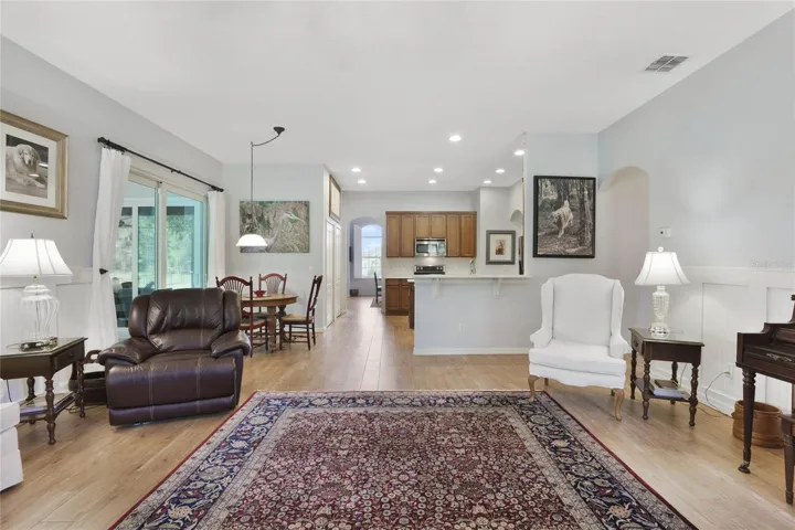 Family room is open to Kitchen