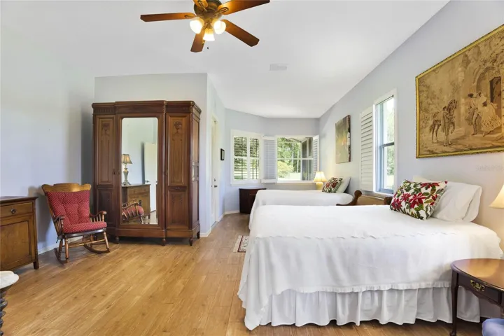Primary bedroom offers lots of space