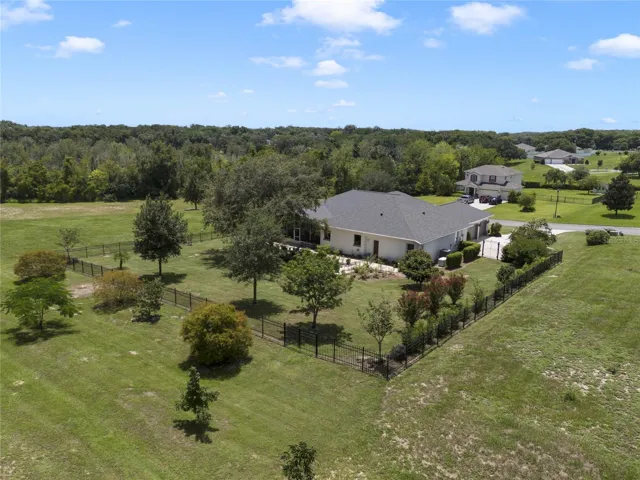 Elevated Back view of the home