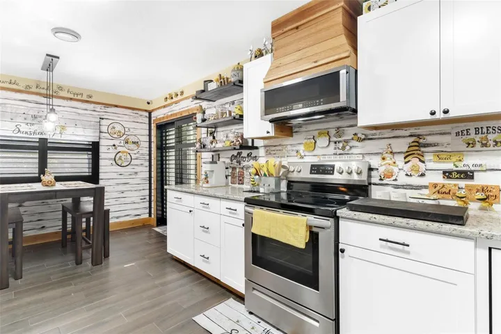 Kitchen with Granite Countertops