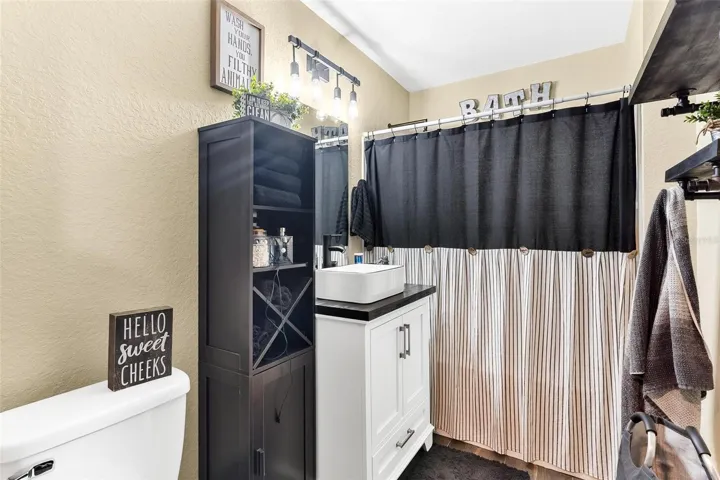 Guest Bathroom with Tub and Shower Combo