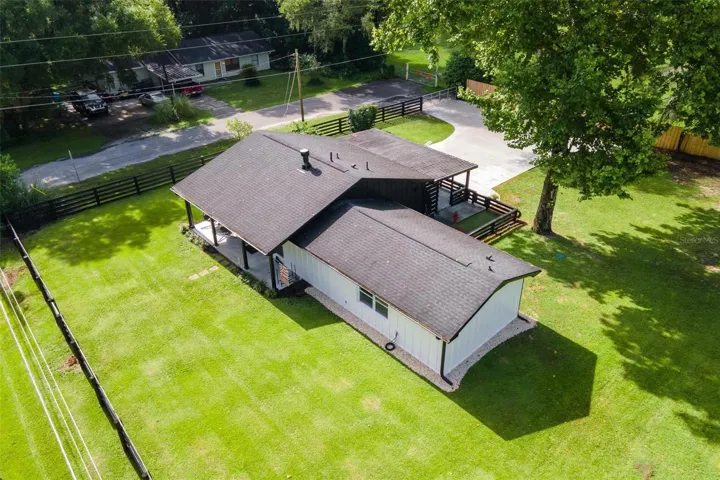 Aerial of Back Exterior