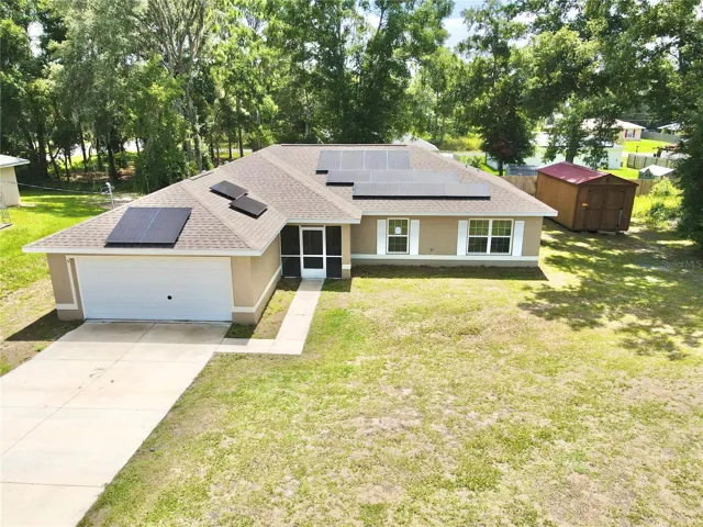 Solar panels, well water and septic!  And, NO HOA