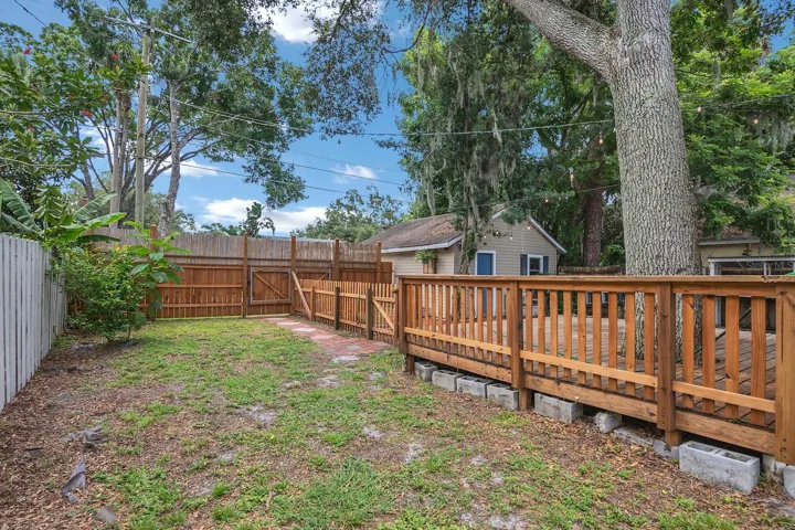 Side Yard and Workshop View (North Side)