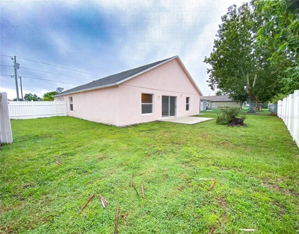 Fully Fenced in yard