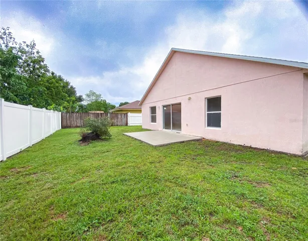 Fully Fenced in yard