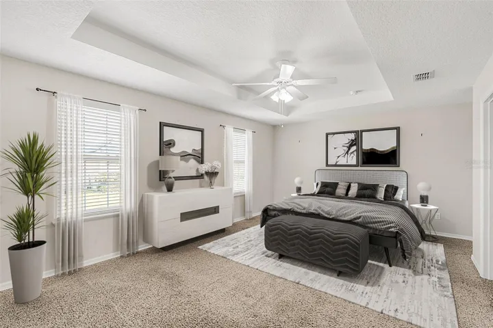 Primary Bedroom - Virtually Staged