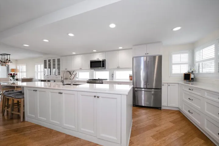 Large Open Kitchen with extra large island