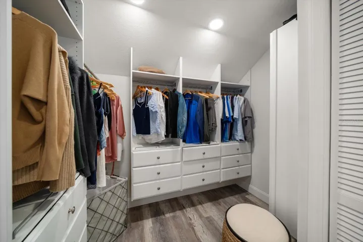 Large walk-in closing in Primary Suite