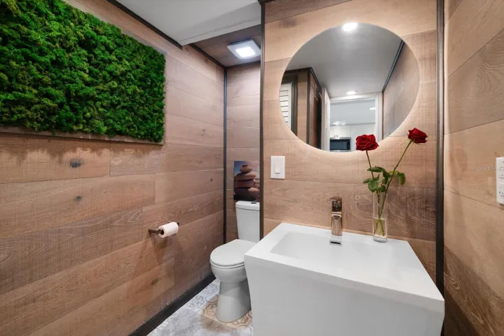 Half bath located right off living room