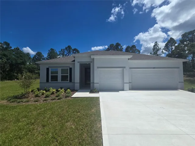 Stunning Street View- Block Construction - Front porch, 3 car garage.