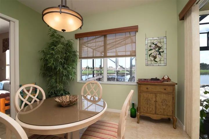 The view from the dinette makes that morning coffee special.