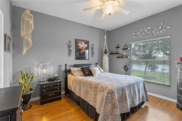 Primary Bedroom with views of the pond