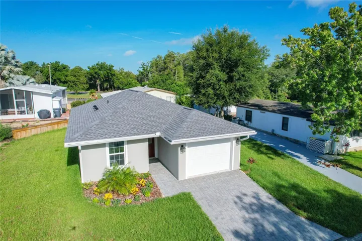 Aerial of the home