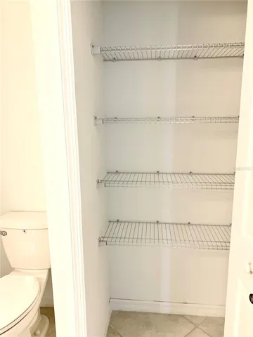 Secondary Full Bath Linen Closet