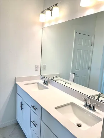 Primary Double Vanity