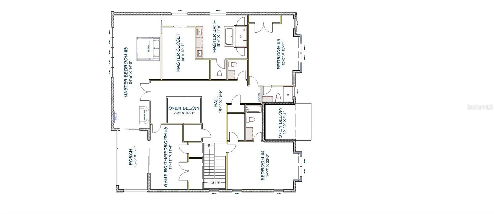 Third Level Floor Plan