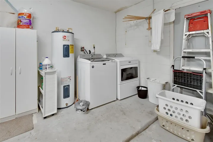 Laundry room.  Washer/dryer included