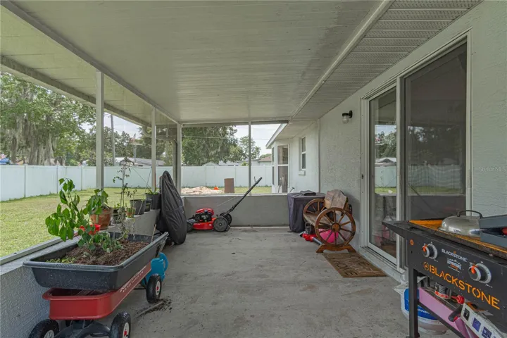 Back screened in porch