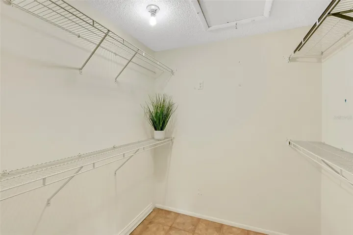 Oversized master walk-in closet~