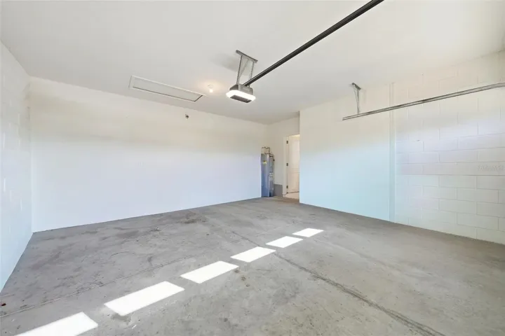 Garage looking back to home entry
