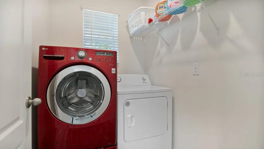 Laundry room... washer and dryer convey