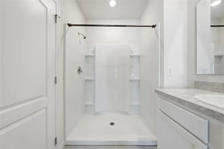 Primary bathroom shower