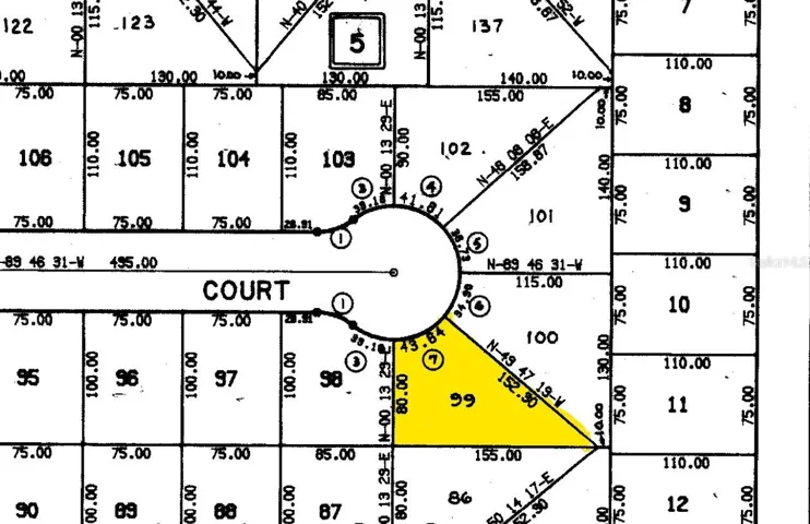 Plat Map showing legal dementions.