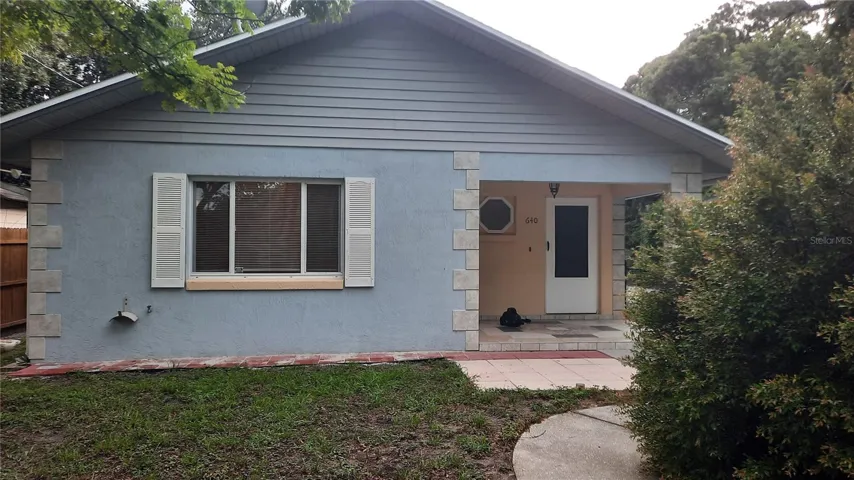 Front of the house