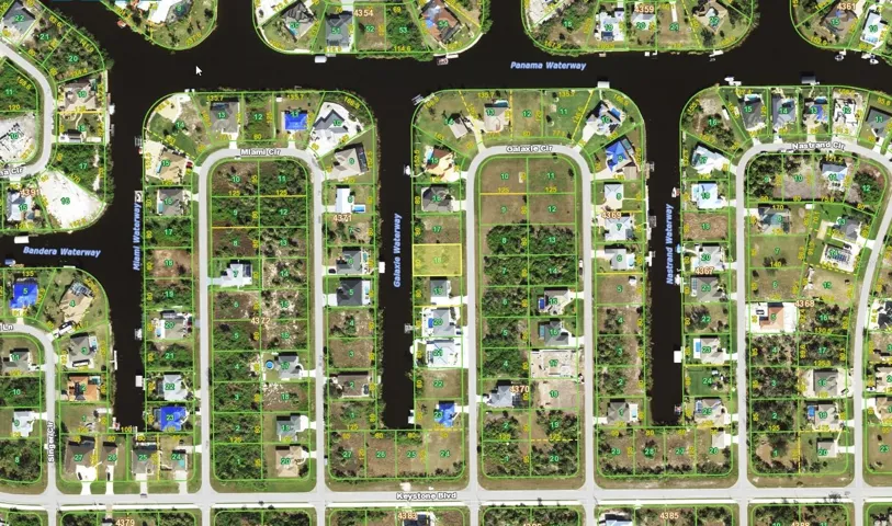 Wide multi-use pathways on some of the main roads.