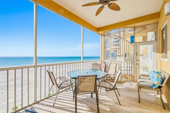 Back door to gulf front pool!