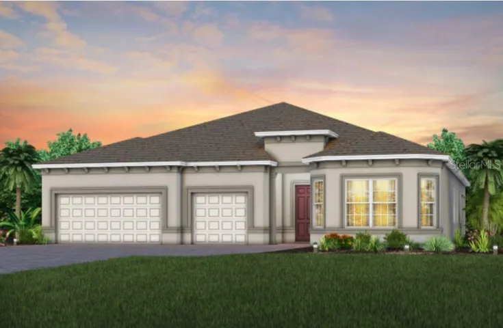 Exterior Design. Artistic rendering for this new construction home. Pictures are for illustrative purposes only. Elevations, colors and options may vary.