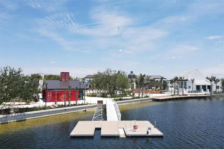 Pier to launch kayaks, paddleboards, etc