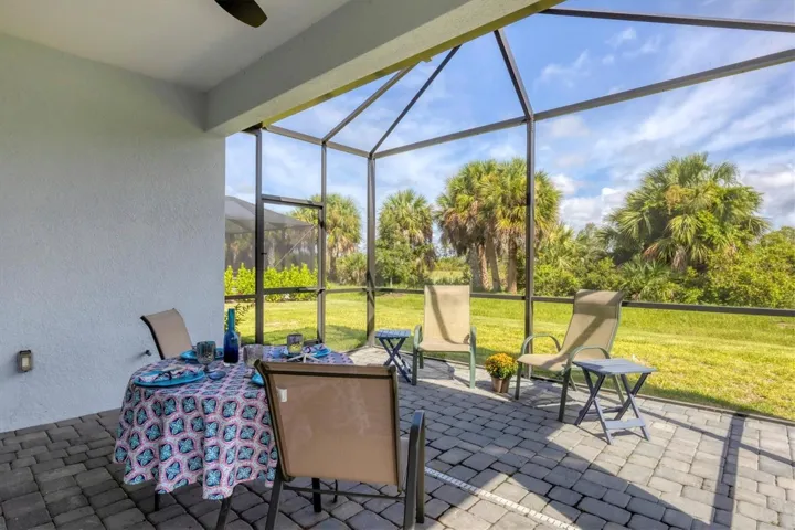 Spacious extended lanai