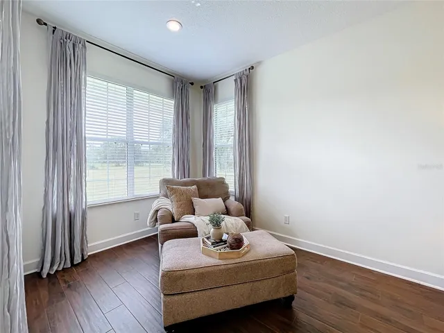 Primary bedroom sitting area, perfect for nusery