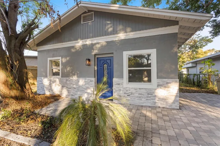 Front with Brick Driveway