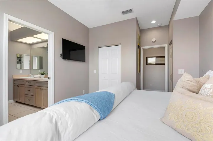 Primary bedroom with ensuite bath
