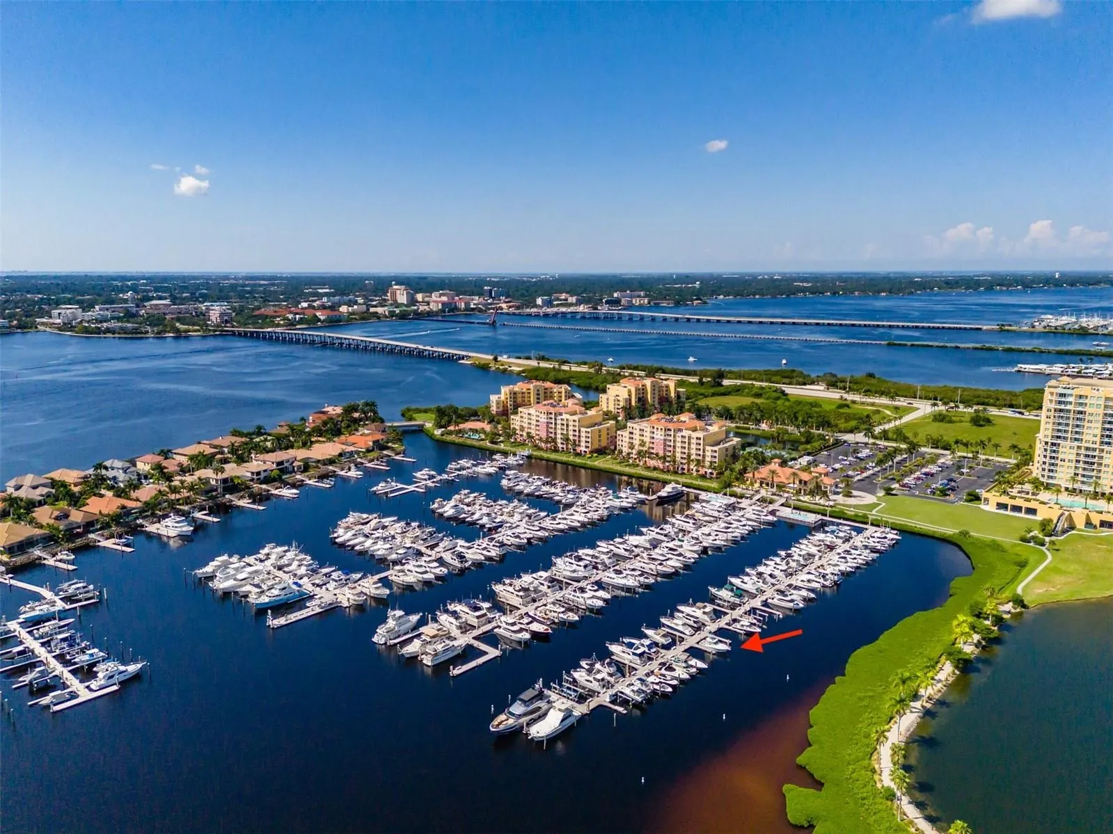 Riviera Dunes Marina Aerial View
