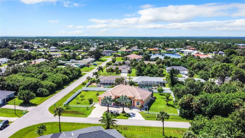 AERIAL VIEW OF THE HOME