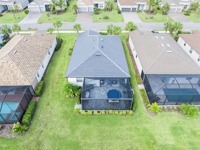 Oversized lanai with space for pool.