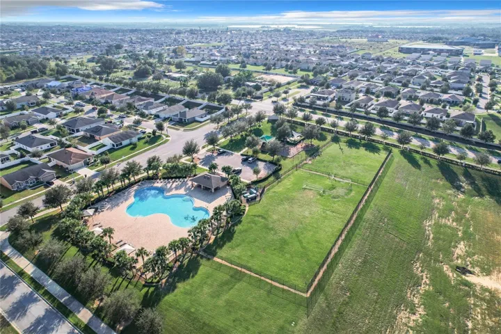 COMMUNITY POOL, SOCCER FIELD AND PLAYGROUND