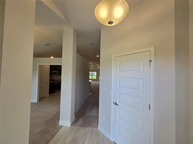 foyer and coat closet