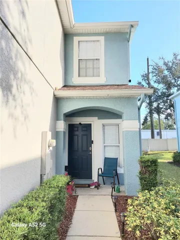 front of the house