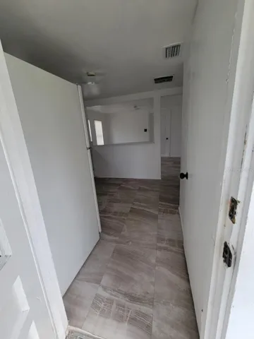Inside view front door from outside