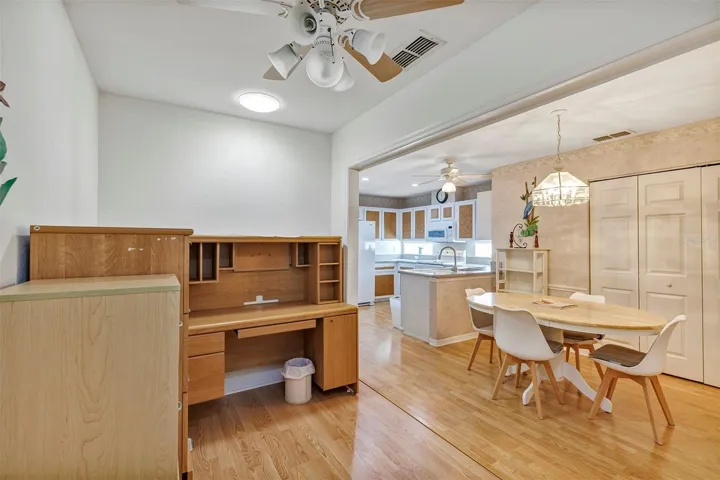 Office area off the kitchen