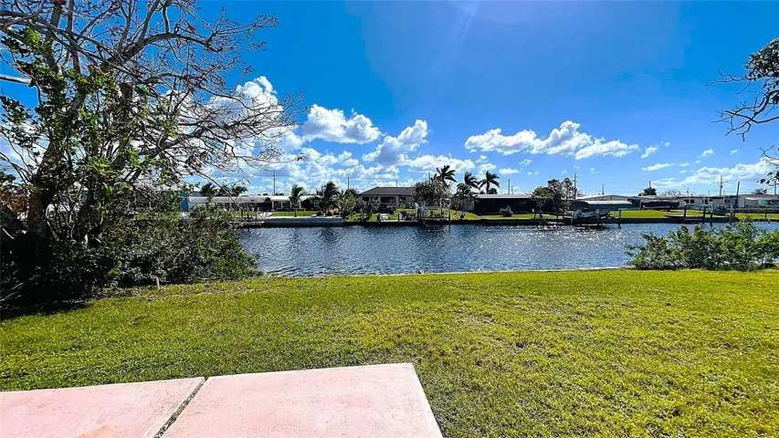 Backyard with Waterfront Access