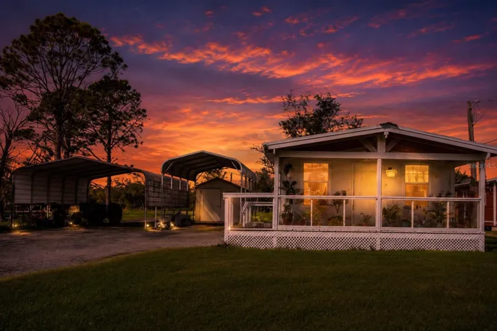 “AI-enhanced twilight rendering for marketing purposes.”