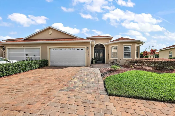 Exterior with extended driveway