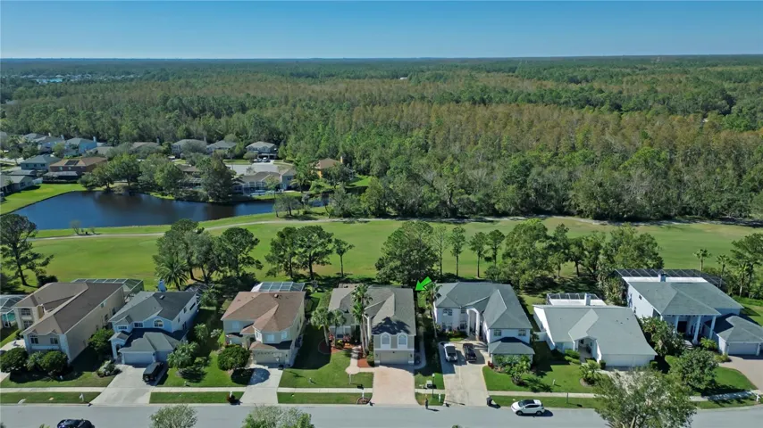 Aerial Golf Course View